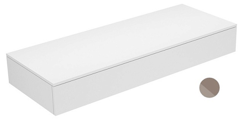 Keuco 31760140000 Edition 400 Тумба боковая 140х53.5 см, трюфель/стекло глянцевое трюфель купить недорого в интернет-магазине Сквирел