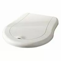 Kerasan 108401 bi/br Retro New Сиденье для унитаза, микролифт, белый/петли бронза