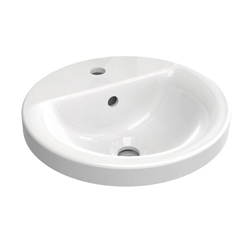 Ideal Standard E504101 Connect Раковина встраиваемая 65х47 см, с 1-м отверстием под смеситель, Euro White (евробелый)