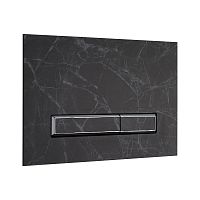 KKPol 350/PPK/410-00-03 Vitrum Grande V1 Смывная клавиша для инсталляции, Quartz, Nero Greco