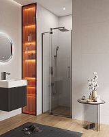 Cezares Slider SLIDER-B-1-70/80-C-GM Душевая дверь в нишу
