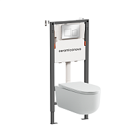 Ceramica Nova  CN4006_121002CH Комплект: Унитаз, Инсталляция, Кнопка смыва