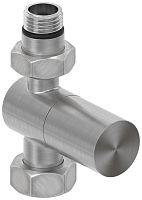 Сунержа 071-1401-1234 Вентиль прямой, (цилиндр) G 1/2" НР х G 3/4" НГ, сатин