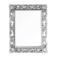 Migliore 30588 Зеркало прямоугольное ажурное 74х93х3.5 см, серебро купить  в интернет-магазине Сквирел
