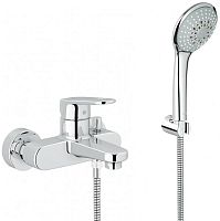 Grohe 33547002 Europlus II Смеситель для ванны, с душевым гарнитуром, хром