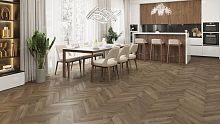Плитка кварц-виниловая Alpine Floor Альпийский шеврон LVT (Chevron Alpine LVT) ECO 20-4 Дуб Насыщенный Chevron