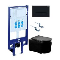 Aquatek Мия SET AQUATEK МИЯ-MB-025 4в1 Инсталляция с подвесным унитазом