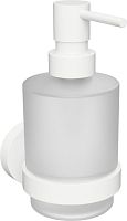 Bemeta 104109104 White Дозатор для жидкого мыла 14.5 см, настенный, белый купить  в интернет-магазине Сквирел