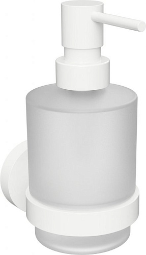 Bemeta 104109104 White Дозатор для жидкого мыла 14.5 см, настенный, белый купить в интернет-магазине Сквирел