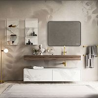 Vincea VLM-3VC800B-2 Зеркало LED-подстветка, 80х60 см, c сенсорным выключателем и диммером, антизапотевание