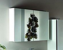 Зеркальный шкаф Armadi Art Vallessi 80 белый глянец с подстветкой 547-W