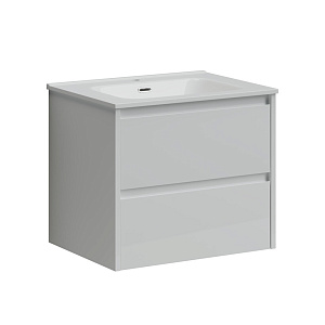 Sancos LB60W Libra Тумба под раковину 59х45 см, подвесная, белый глянец