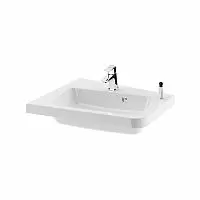 Ravak XJIL1155000 10° L Раковина c отверстиями 55х49 см, белый
