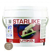 LITOKOL LITOCH STARLIKE C280(2.5кг) Grigio Fango Эпоксидная затирка