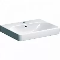 Geberit 500.229.01.1 Smyle Square Раковина с отверстием под смеситель 60х48 см, белая