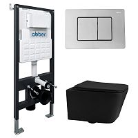 Abber Rechteck AC1201MB-AC0105-AC0120 Инсталляция с подвесным унитазом