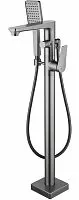 Lemark LM3744GM Bronx Смеситель для ванны, графит