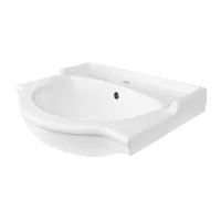Sanita Luxe REA56SAWB01 Real 56 Умывальник подвесной 56х49 см, белый (нов. арт. WB.FN/Real/56-C/WHT.G/S1)