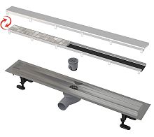 Alcaplast APZ13-DOUBLE9-550 DOUBLE Водоотводящий желоб с двухсторонней решеткой