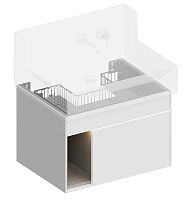 Kerama Marazzi LO.M.65/WHT Logica M Тумба под раковину подвесная 65х46 см, белоснежный