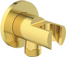 Ideal Standard BC807A2 Idealrain Держатель с подключением душевой лейки 1/2", Brushed Gold (шлифованное золото)