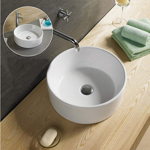 Comforty 00-00004148151 Раковина накладная 40х40 см, белая снято с производства