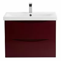 BelBagno MARINO-CER-700-2C-SO-BRDL-P База под раковину 70х44 см, подвесная, Bordo Lucido купить  в интернет-магазине Сквирел
