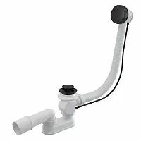 Excellent AREX.A55BL Simple Слив-перелив для ванны, черный
