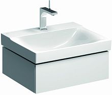 Geberit 500.505.01.1  Xeno2 Шкафчик под раковину 580х220х462 мм, 1 маленький ящик, белый глянец купить  в интернет-магазине Сквирел