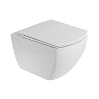 BelBagno BB514CHR Carina Чаша подвесного унитаза 36х51 см, безободкового, белая