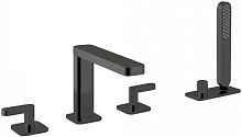 Webert LV730401560 Living Смеситель для ванны с душем, черный