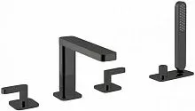 Webert LV730401560 Living Смеситель для ванны с душем, черный