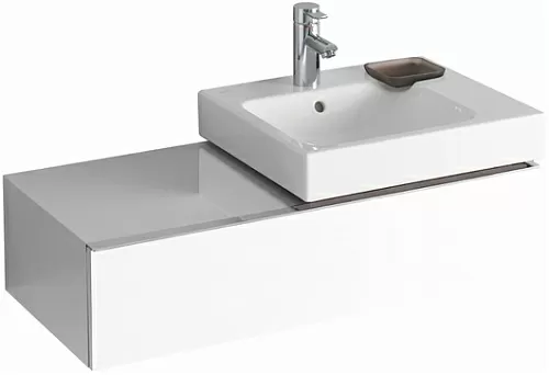 Geberit iCon 840590000 Шкафчик под раковину 890x240x477 мм, белый глянец, лак