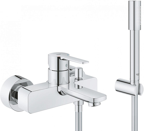 Grohe 33850001 Lineare New Смеситель для ванны, с ручным душем/шлангом, хром