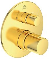 Ideal Standard A5814A2 Ceratherm T100 Смеситель для ванны/душа термостатический, индивидуальный, Brushed Gold (шлифованное золото)