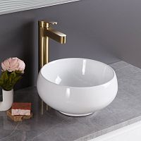 BelBagno Раковина накладная керамическая круглая BB1114