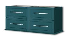 Cezares 54956 Tiffany Тумба под раковину, синий купить  в интернет-магазине Сквирел