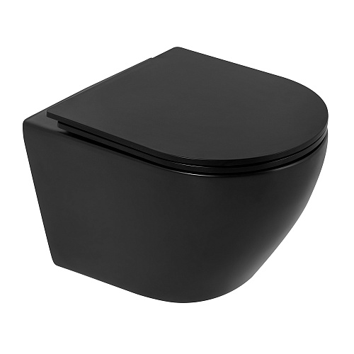 BelBagno BB062CHR-MB/BB062SC-MB COLORATO Унитаз подвесной + крышка-сиденье BelBagno BB062CHR-MB/BB062SC-MB COLORATO Унитаз подвесной + крышка-сиденье