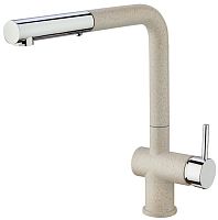 Paini HD94566CR1KM Cox Смеситель для кухни, с выдвижной лейкой, Granite Avena (бежевый матовый)