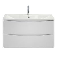 BelBagno ACQUA-1000-2C-SO-BL База под раковину 100х45 см, подвесная, Bianco Lucido (белый глянец)