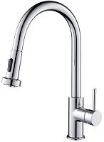 Timo 2316/00FL Saona Смеситель для кухни, с выдвижной лейкой, хром