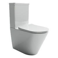 Ceramica Nova CN1802-B Highlight Rimless Чаша унитаза напольного/пристенного, 36х61 см, глубокий смыв, белая