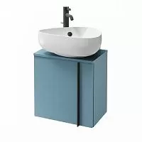 Jacob Delafon EB3045G-G91 Nouvelle Vague Тумба под раковину, 45х30 см, аквамарин блестящий купить  в интернет-магазине Сквирел