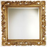 Caprigo PL109-VOT Зеркало в Багетной раме, 100х100 см, бронза купить  в интернет-магазине Сквирел