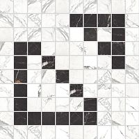 RONDINE Canova J88568_CanovaB&W03Mosaico Глазурованный керамогранит купить в интернет-магазине Сквирел