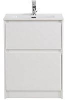 BelBagno KRAFT39-500/390-2C-PIA-BO База под раковину 50х39 см, напольная, Bianco Opaco (белый матовый)