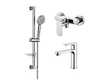 Aquatek АЛЬФА AQ1931CR Душевой комплект