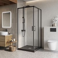 BelBagno LUCE LUCE-A-2-90-C-NERO Душевой уголок