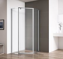 Cezares ECO ECO-O-P-1-90-P-Cr Душевой уголок