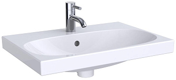 Geberit 500.631.01.2 Acanto Раковина Compact с отверстием 60х42 см, белая